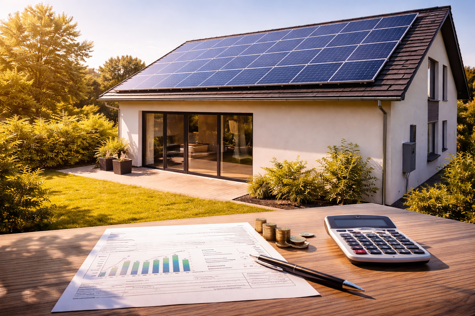 Quem instala energia solar realmente economiza com residência equipada com painéis solares