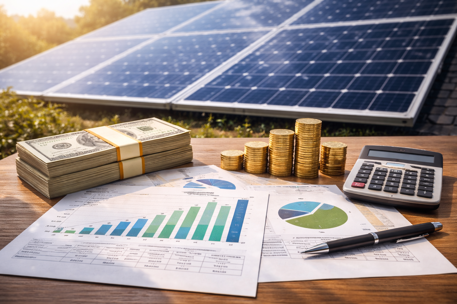 Tempo de retorno do investimento em energia solar com residência equipada com painéis solares