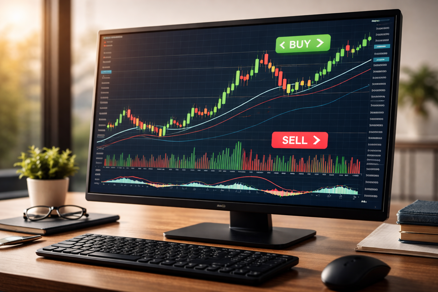 Energia solar é investimento ou economia representada por painéis solares e gráfico financeiro