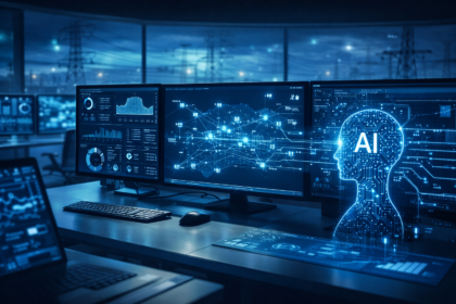 Centro digital monitorando consumo de energia com inteligência artificial